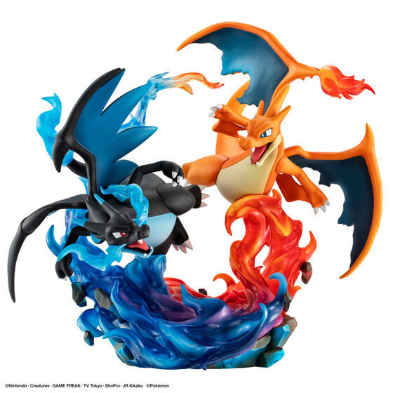 G.E.M.EX Series Pokémon Mega Charizard X & Mega Charizard Y Japan version