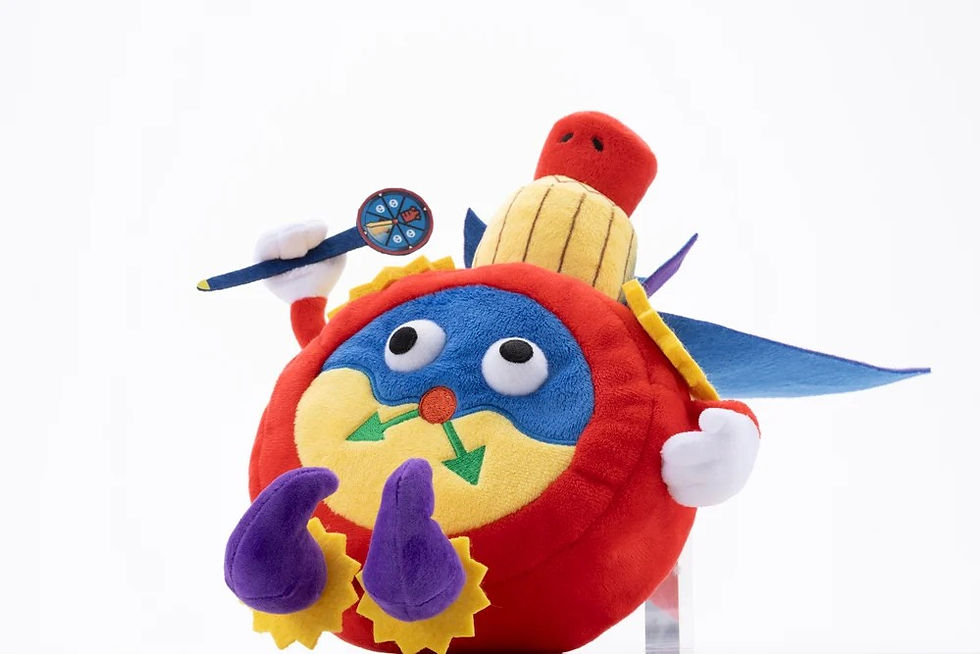 Miniatura: KOTOBUKIYA Time Magic! Time Wizard 50/50 Support Plushie Japan version