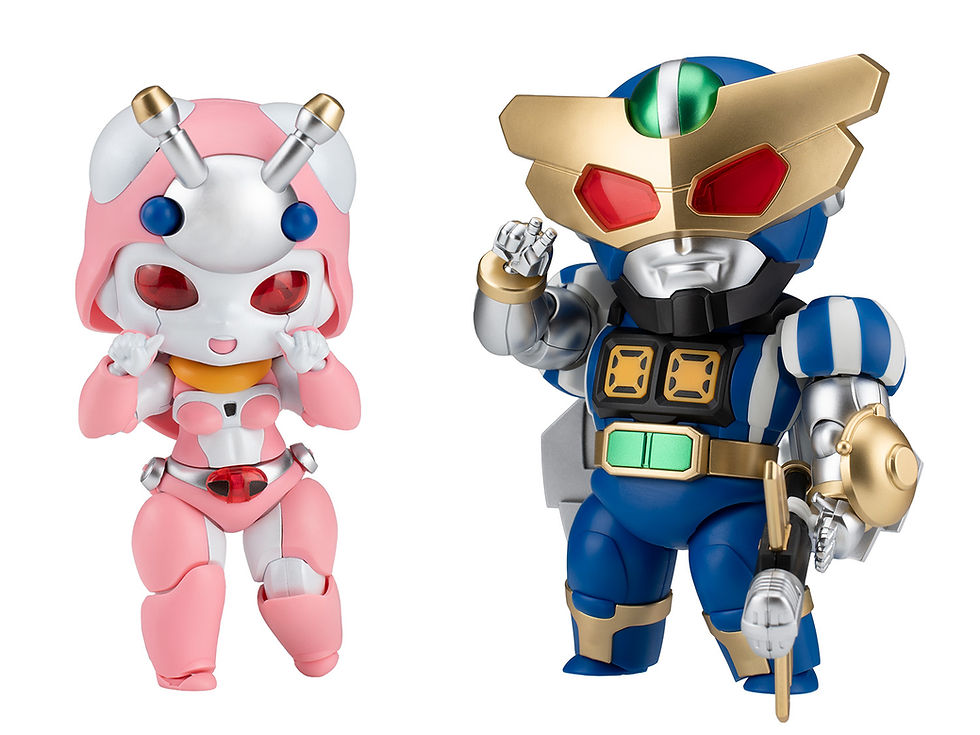 Miniatura: WAVE Captain Tomborg & Tentrina Set Japan version