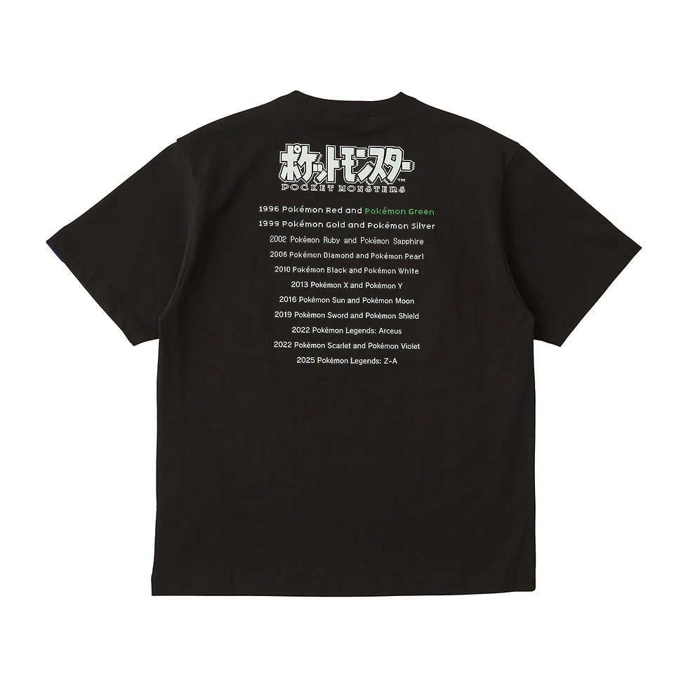 Miniaturbild: T-Shirt in Pouch Pokémon Green - Unisex L Japan version