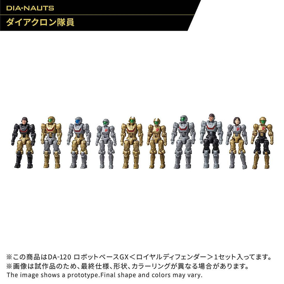 섬네일: Diaclone DA-120 Robot Base GX Royal Defender Japan version