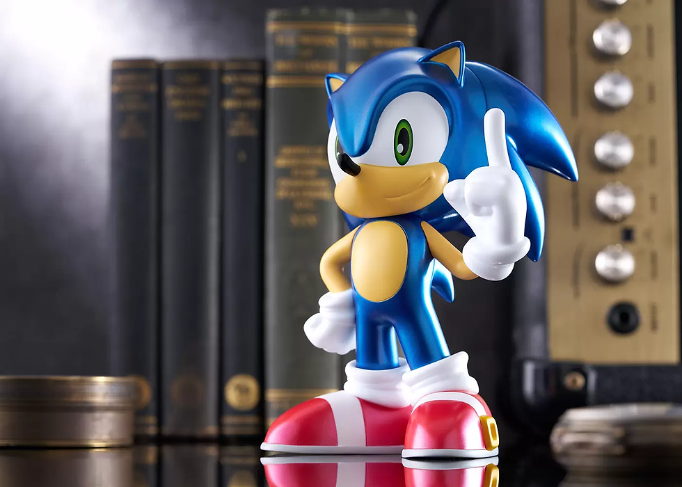 Thumbnail: BellFine SoftB Half Sonic the Hedgehog Metallic Color Ver. Japan version