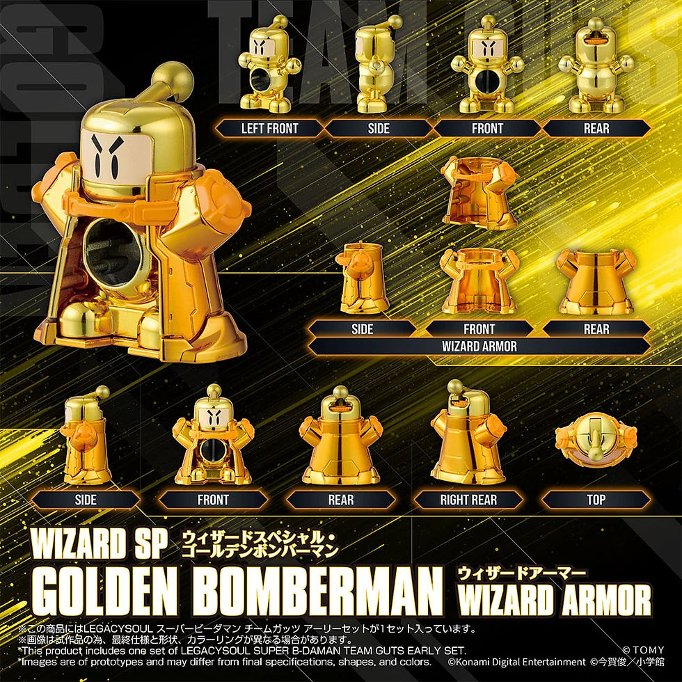 Miniaturbild: LEGACYSOUL Super B-Daman Team Guts Early Set Japan version