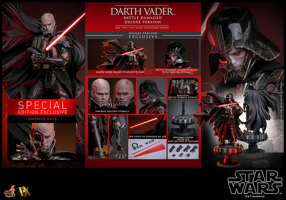 縮圖：MMD Darth Vader (Battle Damaged / Deluxe Version) [With Bonus Accessory]