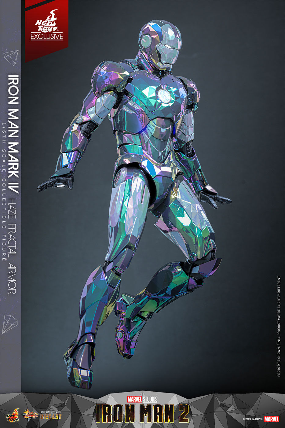 섬네일: Hot Toys 1/6 Diecast Iron Man Mark 4 (Haze Fractal Armor)