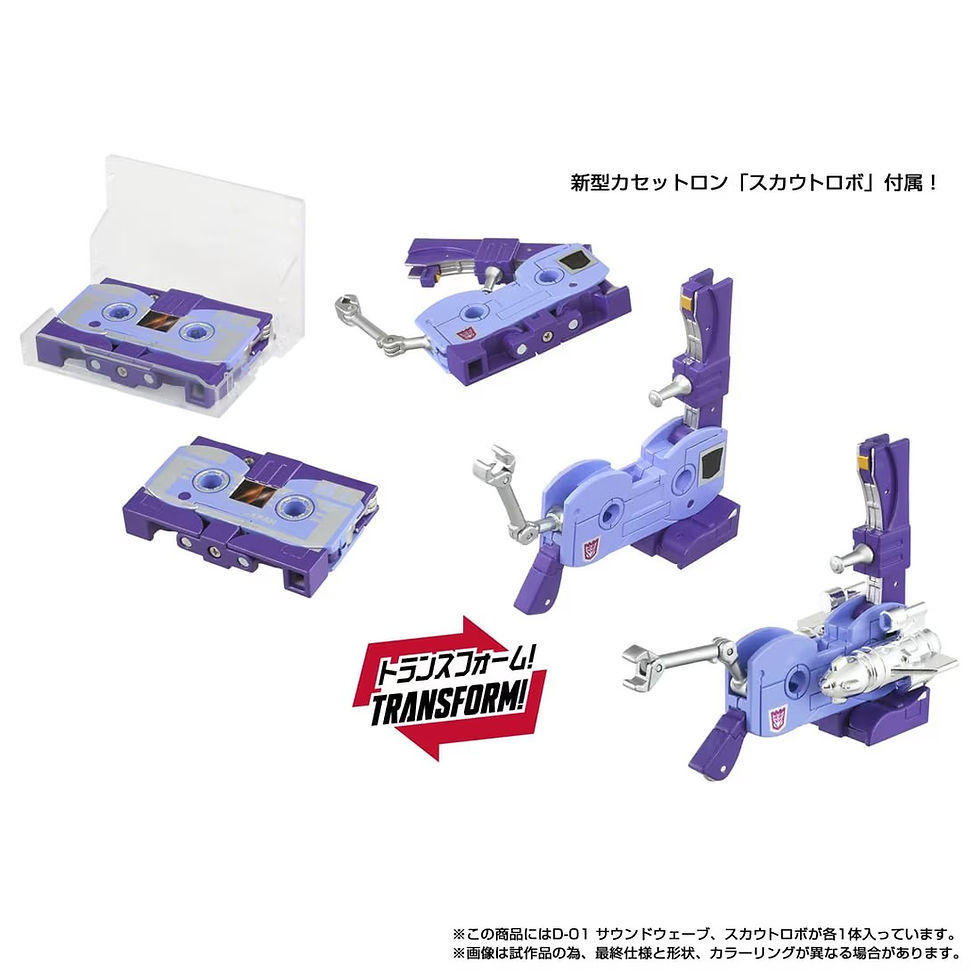 Miniatura: Transformers Missing Link D-01 Soundwave Japan version