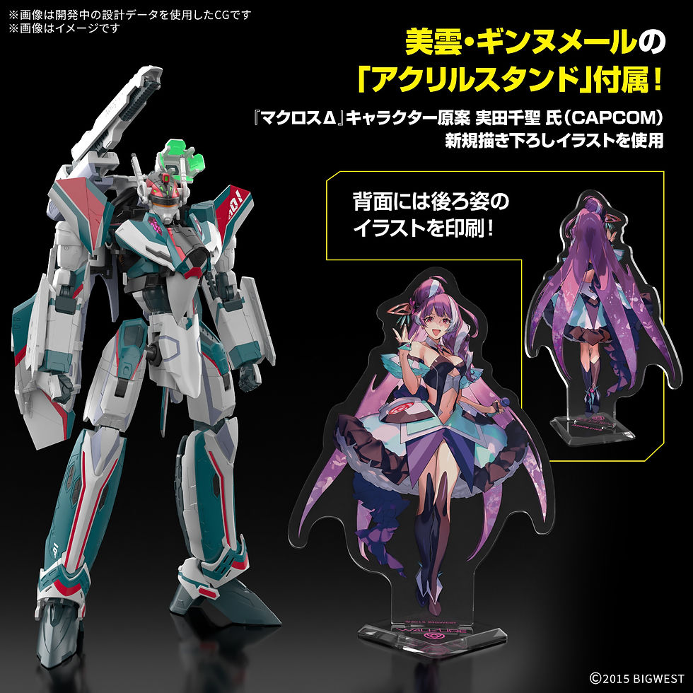 Thumbnail: HG 1/100 VF-31S Siegfried (Arad Molders) Deluxe Set​​​​​​​ Japan version