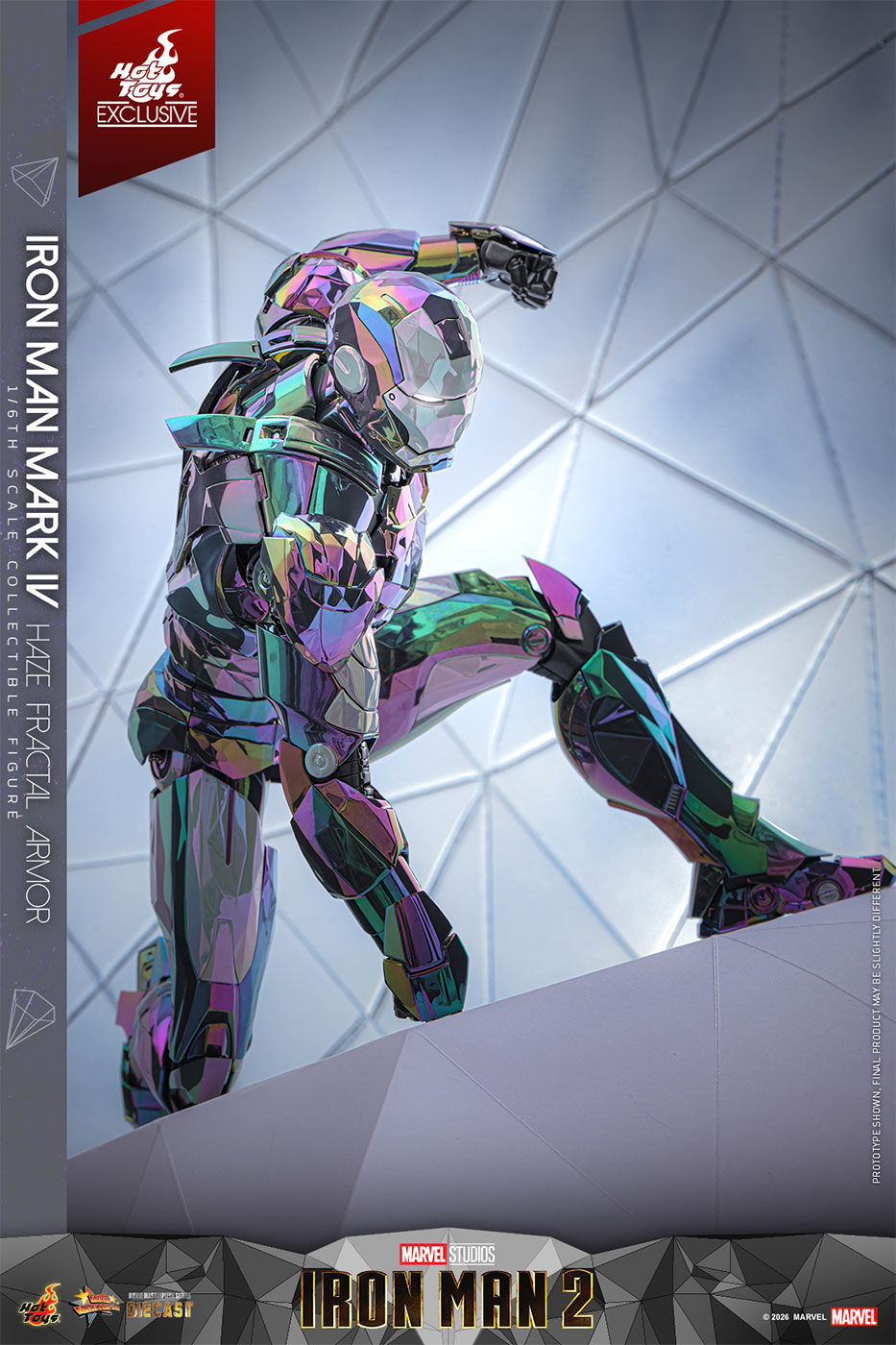 섬네일: Hot Toys 1/6 Diecast Iron Man Mark 4 (Haze Fractal Armor)