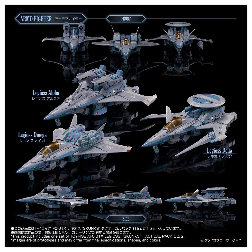 Thumbnail: TOYRISE AFC-01X Legioss “SKUNKs” Tactical Pack ΩΔα Japan version