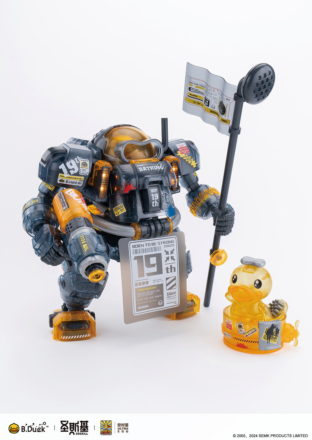 SOSKILL×ULTRA EGG B.DUCK [19th Anniversary Black Samurai Limited Edition]
