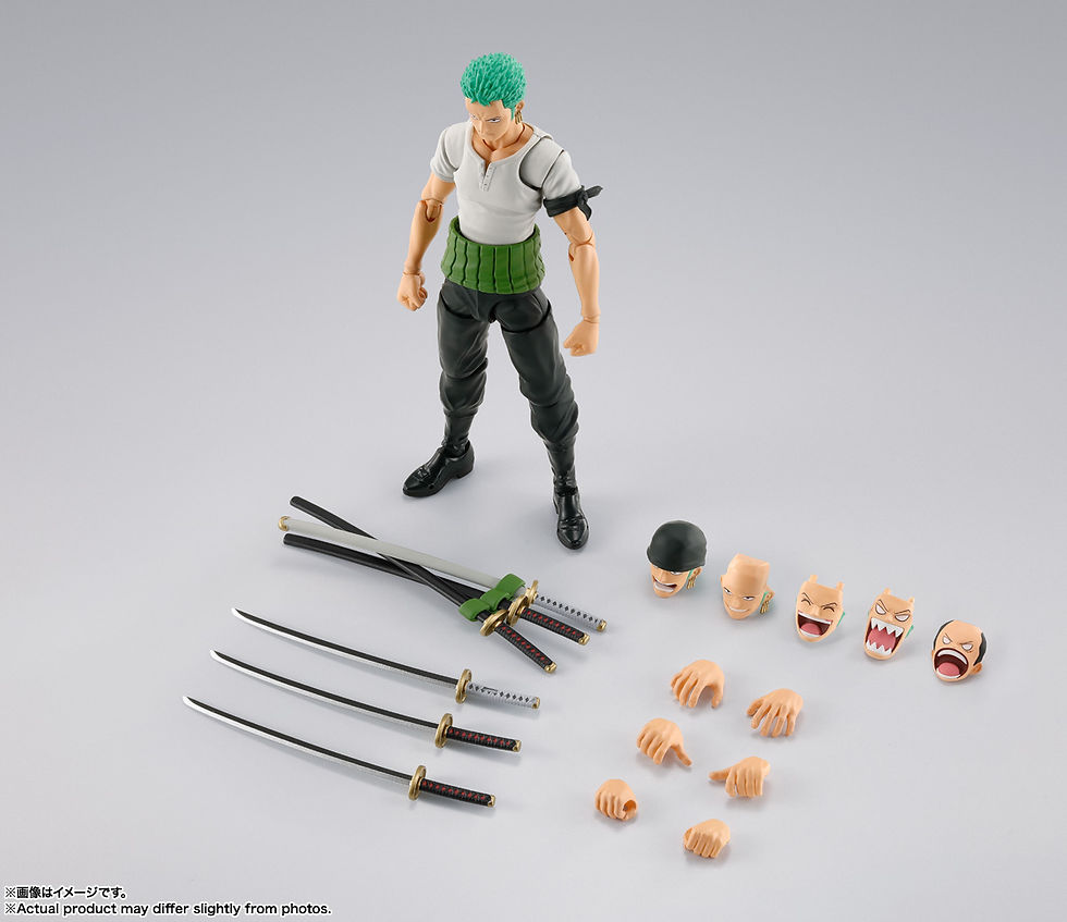 섬네일: Bandai S.H.Figuarts Roronoa Zoro -ROMANCE DAWN- Japan version