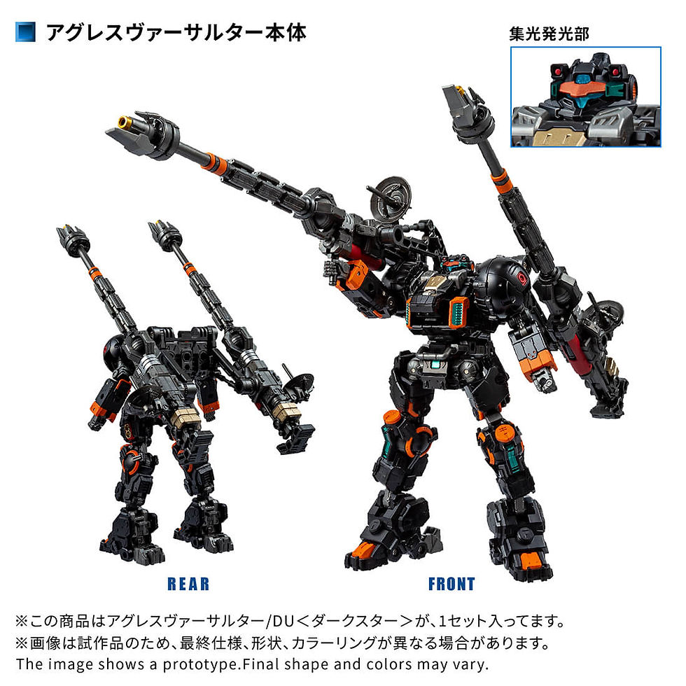 섬네일: Diaclone Aggress Versaulter/DU <Dark Star> Japan version