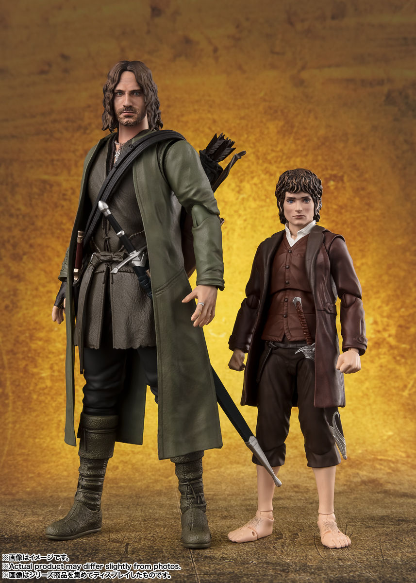 Thumbnail: Bandai S.H.Figuarts Frodo Baggins & Gollum (Lord of the Rings) Japan version