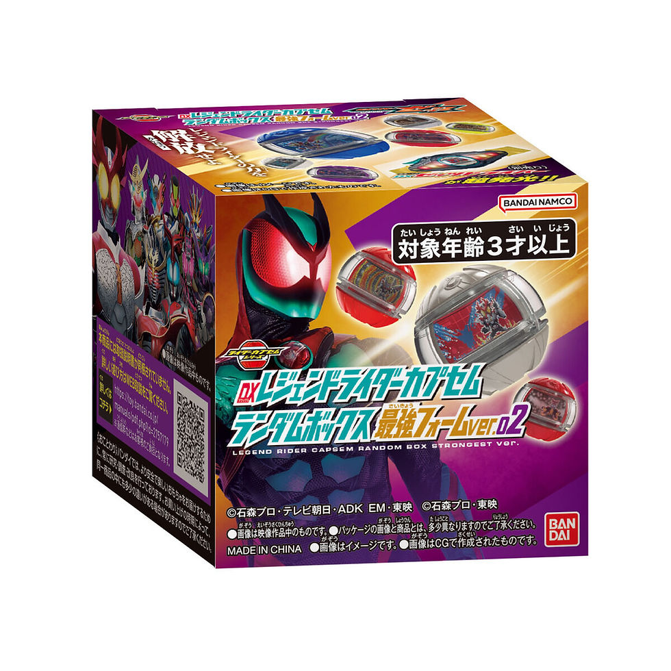섬네일: DX Legend Rider Capsem Random Box Strongest ver.02 (1 BOX 9 pieces)