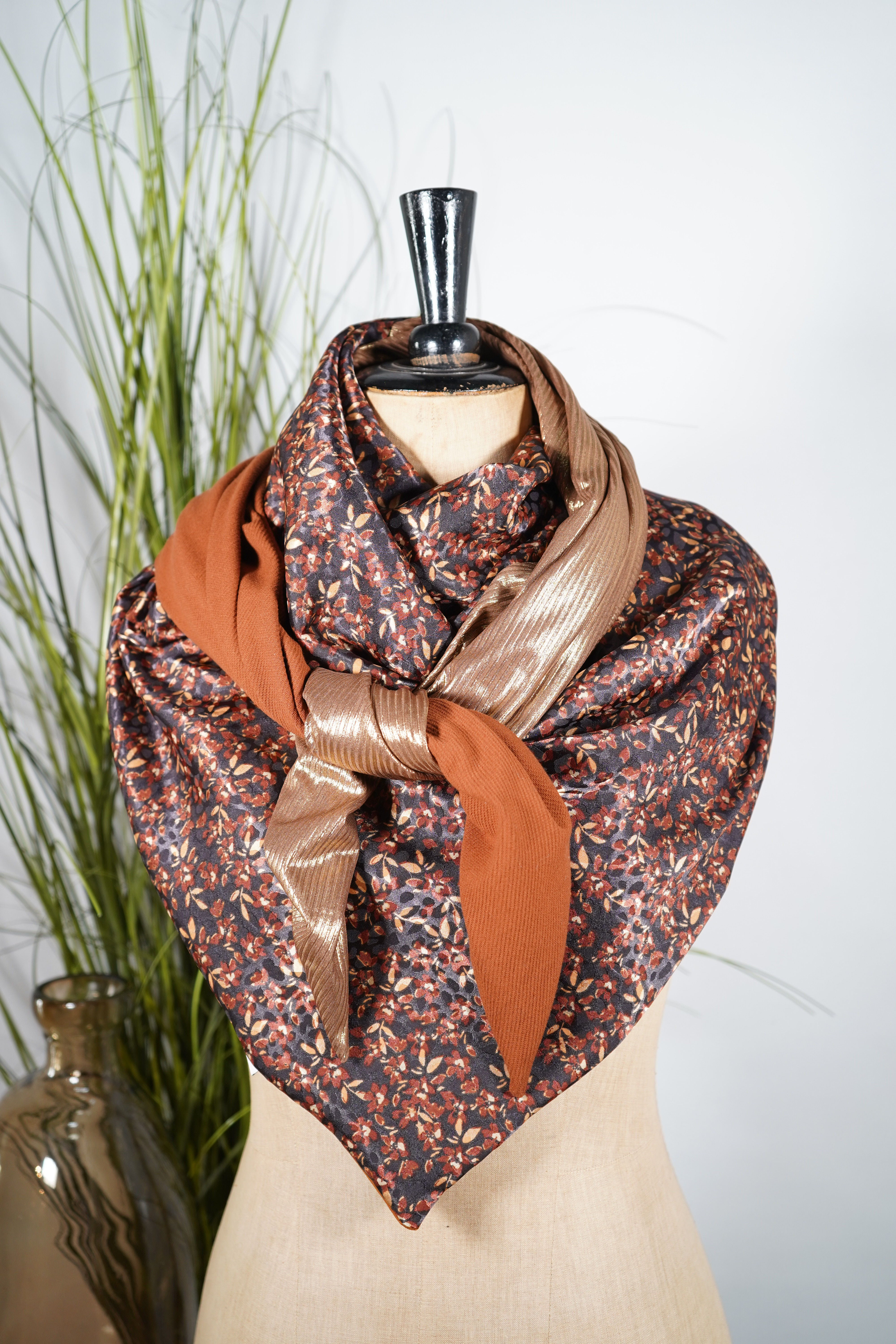 Foulard XL réversible - 01