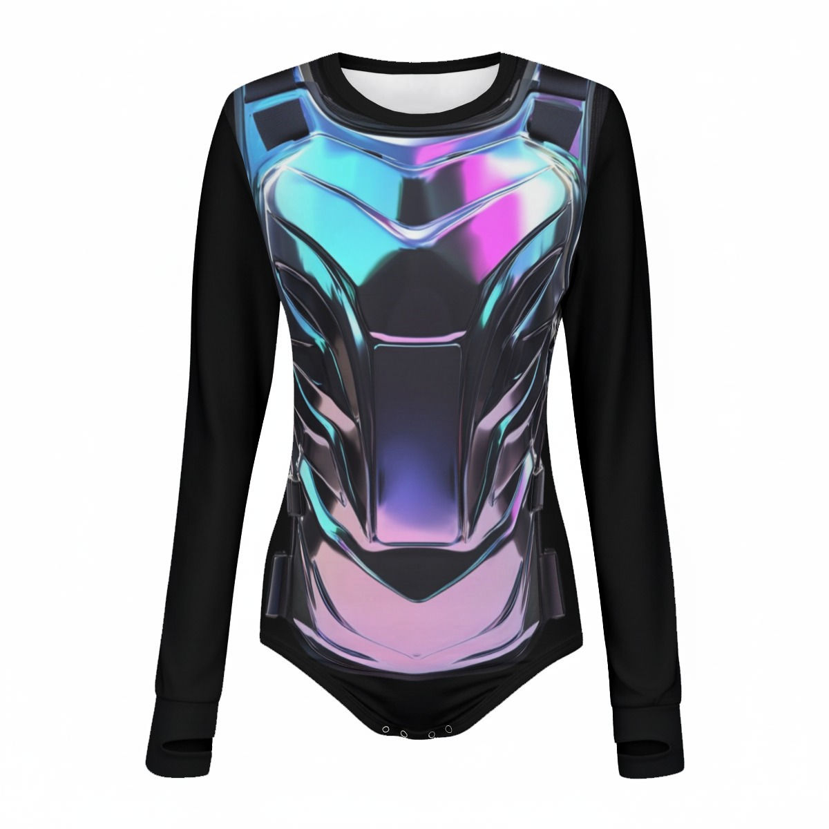 DAFENGA NYC Women's Long Sleeve 'DAFENGA TECH' Bodysuit