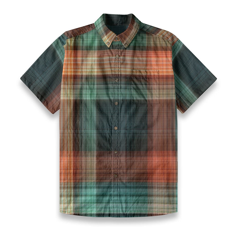 Thumbnail: DAFENGA NYC Men's Breathable Cotton Shirt|125GSM