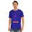 Thumbnail: DAFENGA NYC Unisex O-neck Short Sleeve 'PurpleFenga' Tee