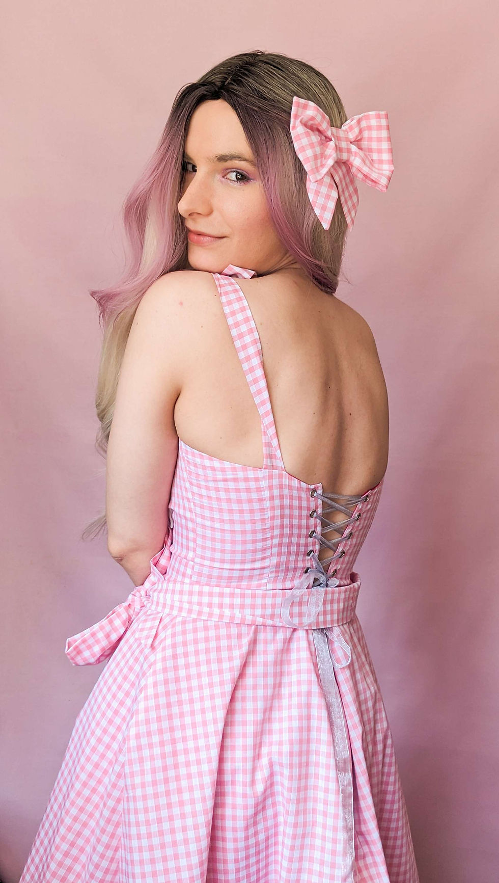 Thumbnail: Pink Gingham Dress