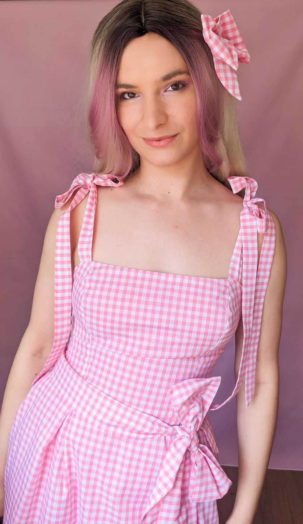Thumbnail: Pink Gingham Dress
