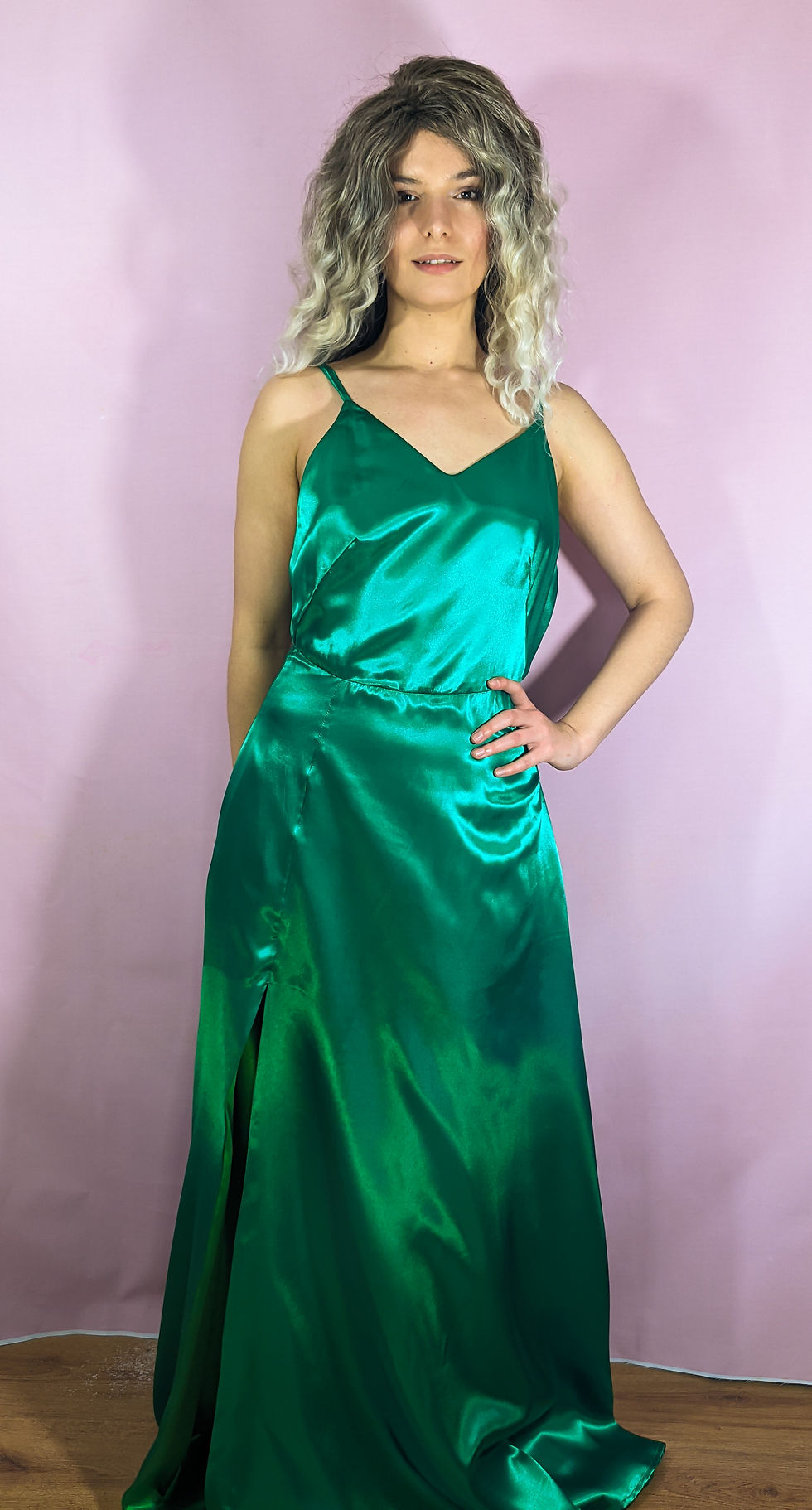 Thumbnail: Silky Satin Smooth Dress