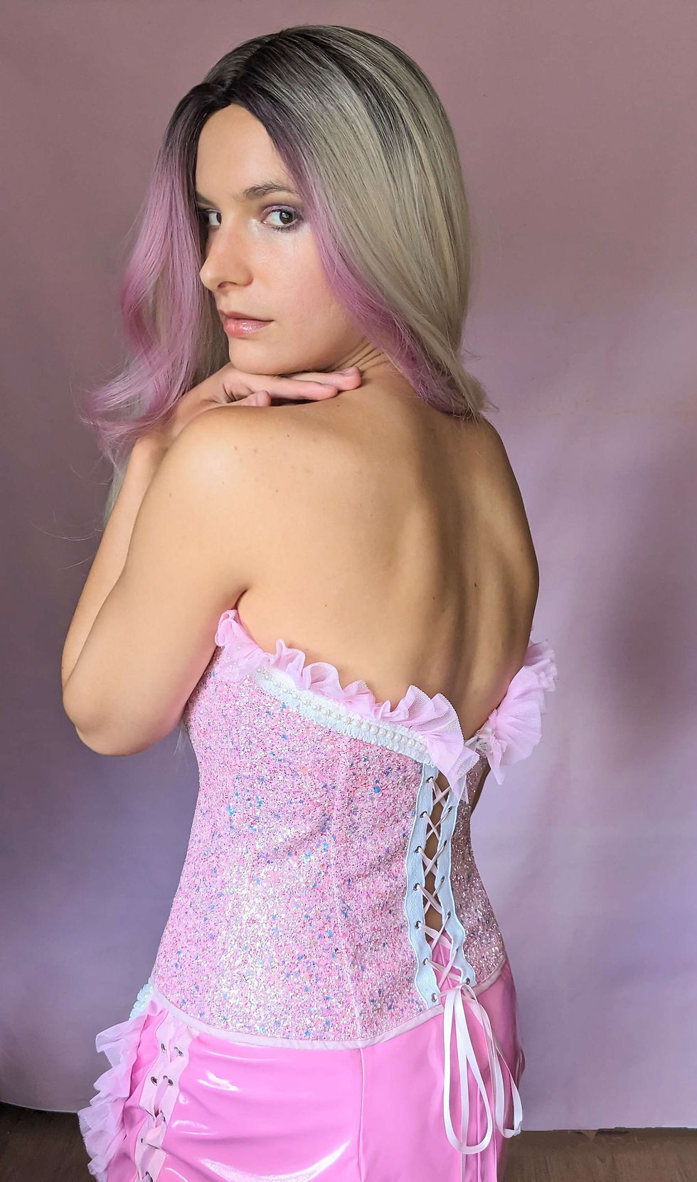 Thumbnail: Chunky Glitter Corset 