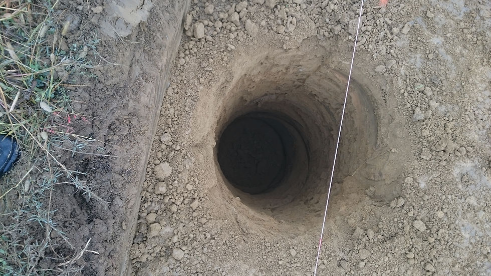Puit profondeur 2,5m