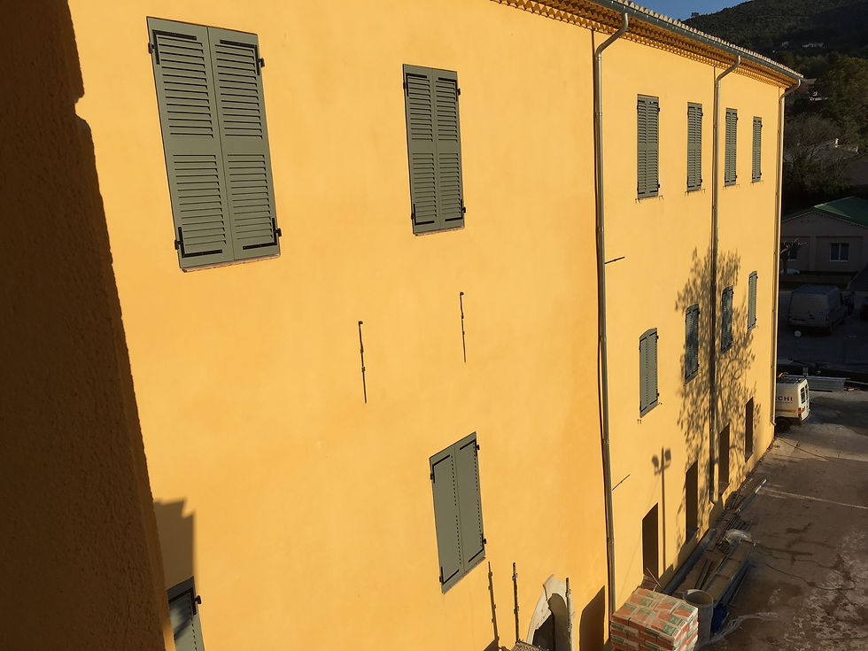 Après finition de la façade