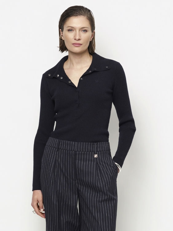 Thumbnail: Navy Button Polo