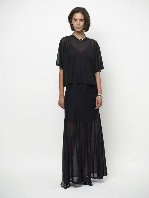 Dante - Mesh Maxi Skirt