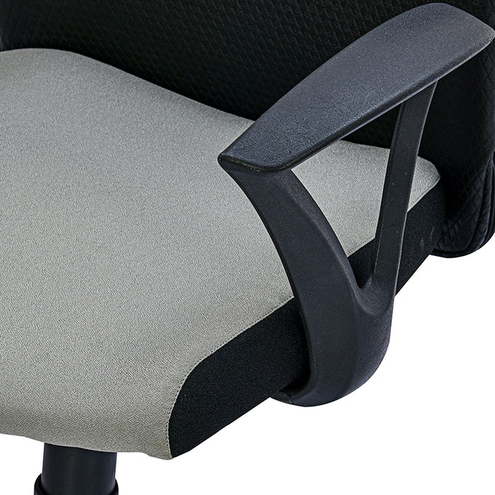 Thumbnail: Nilkamal Solitaire Mid Back Chair Grey Black