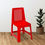 Thumbnail: Nilkamal Viva Plastic Armless Chair Bright Red