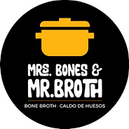 logotipo negro con olla amarilla y letras blancas
