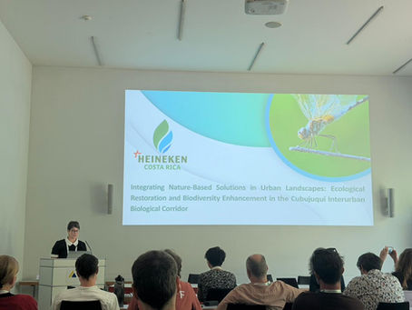 El proyecto Eco-Conexión Urbana de HEINEKEN Costa Rica fue presentado en Foro Mundial de Biodiversidad