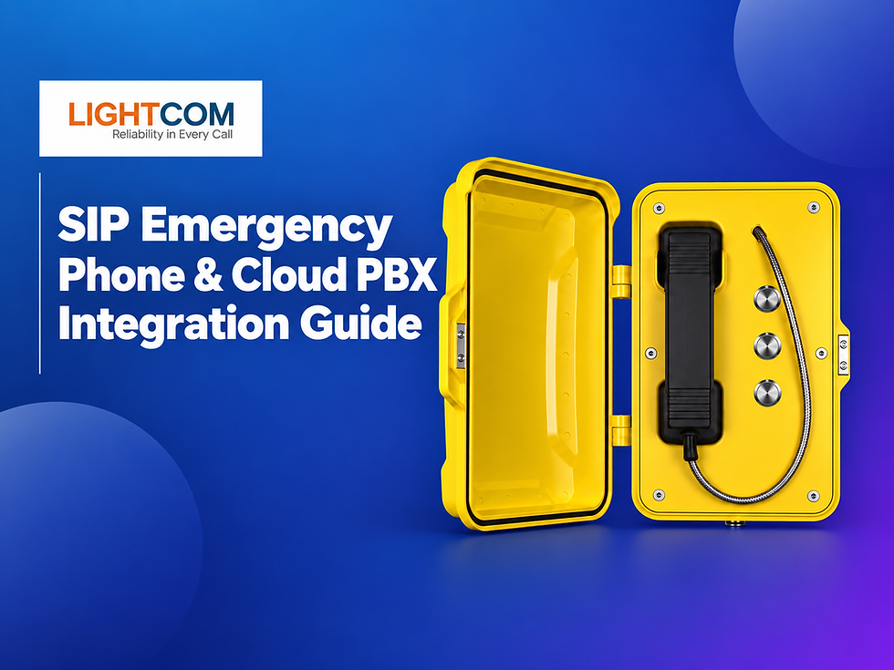 SIP Emergency Phone Cloud PBX Integration: Why “SIP Compatible” Is Not Always Plug-and-Play