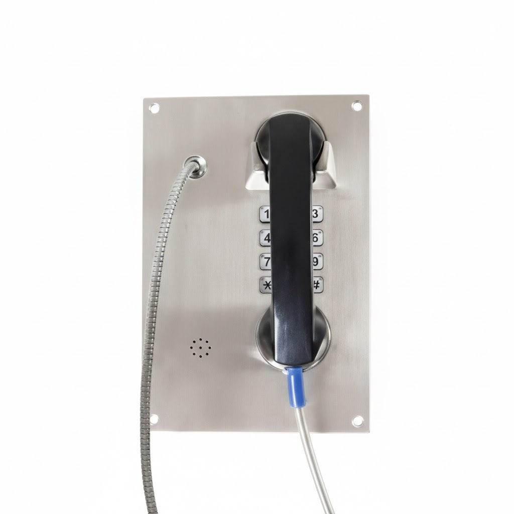 LC208-KB Vandal-Resistant Public Infrastructure Telephone (Analog, SIP, 4G)