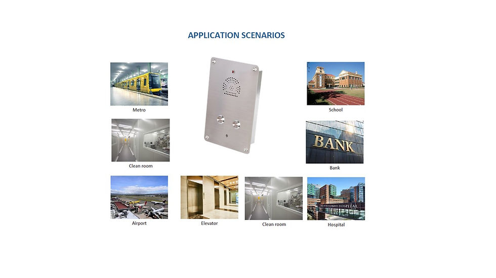 Thumbnail: LC308-PB Flush mounted Water/Vandal Proof Emergency Intercom (Analog/SIP/4G)