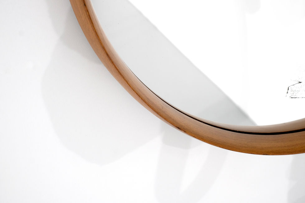 Thumbnail: Vintage mirror in wood, Italy years 1960s.