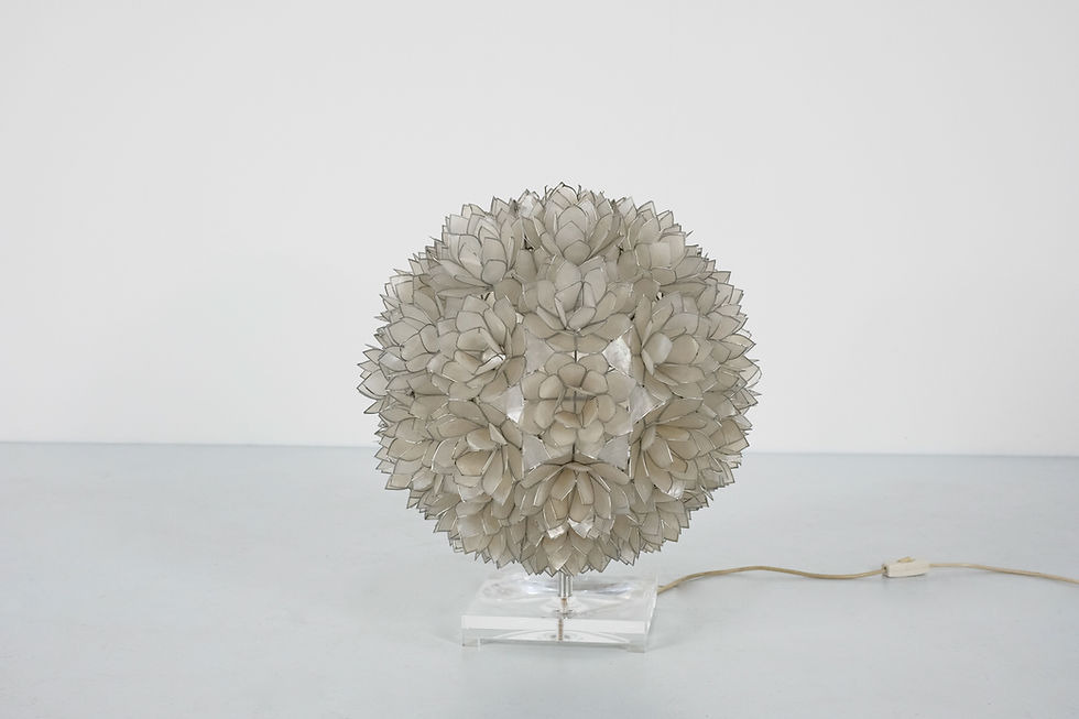 Thumbnail: Table lamp in Mother Pearl by Rausch, Germany around 1960s.