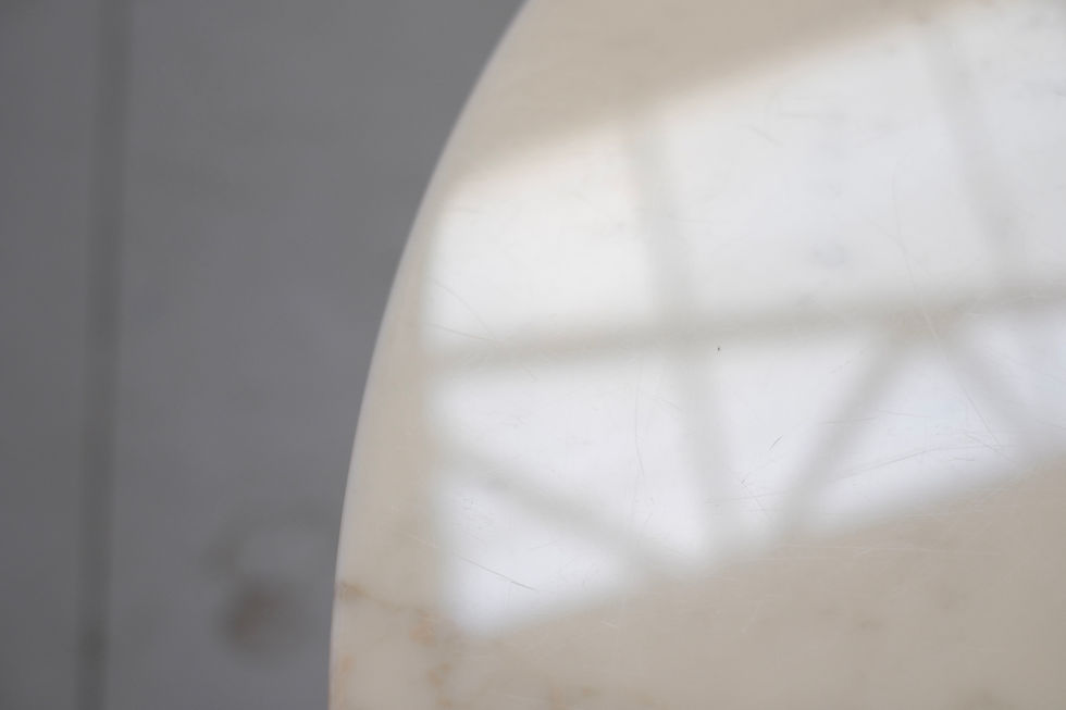 Thumbnail: Dining Table Tulip marble by Eero Saarinen for Knoll International.