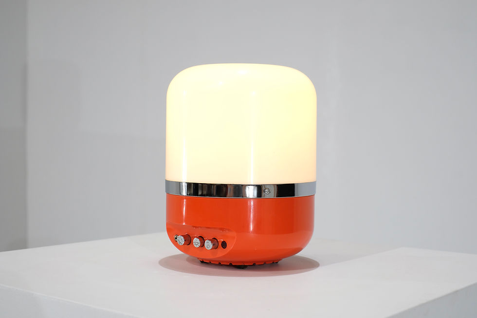 Thumbnail: Lamp Radio by Adriano Rampoldi for Europhon, Italy 1970s.