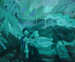 Scene, 2020, oil on canvas, 51 x 61 cm