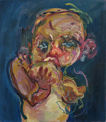 Uroborus, 2003, oil on canvas, 58 x 50 cm.jpg