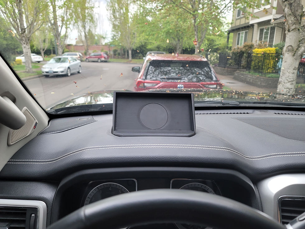 Thumbnail: Qi2 25W Wireless Mag Charger for Nissan Titan Tilted Dash