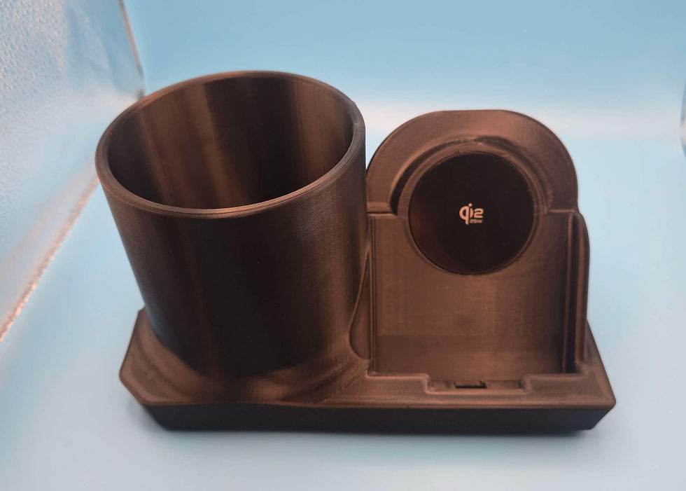 Thumbnail: Ford Super Duty Qi2 25W Wireless Phone Charger & 96mm Yeti Bottle Holder (2017+)