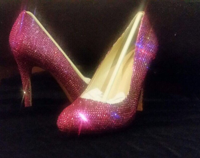 Thumbnail: Customized Genuine Swarovski Crystal Shoes