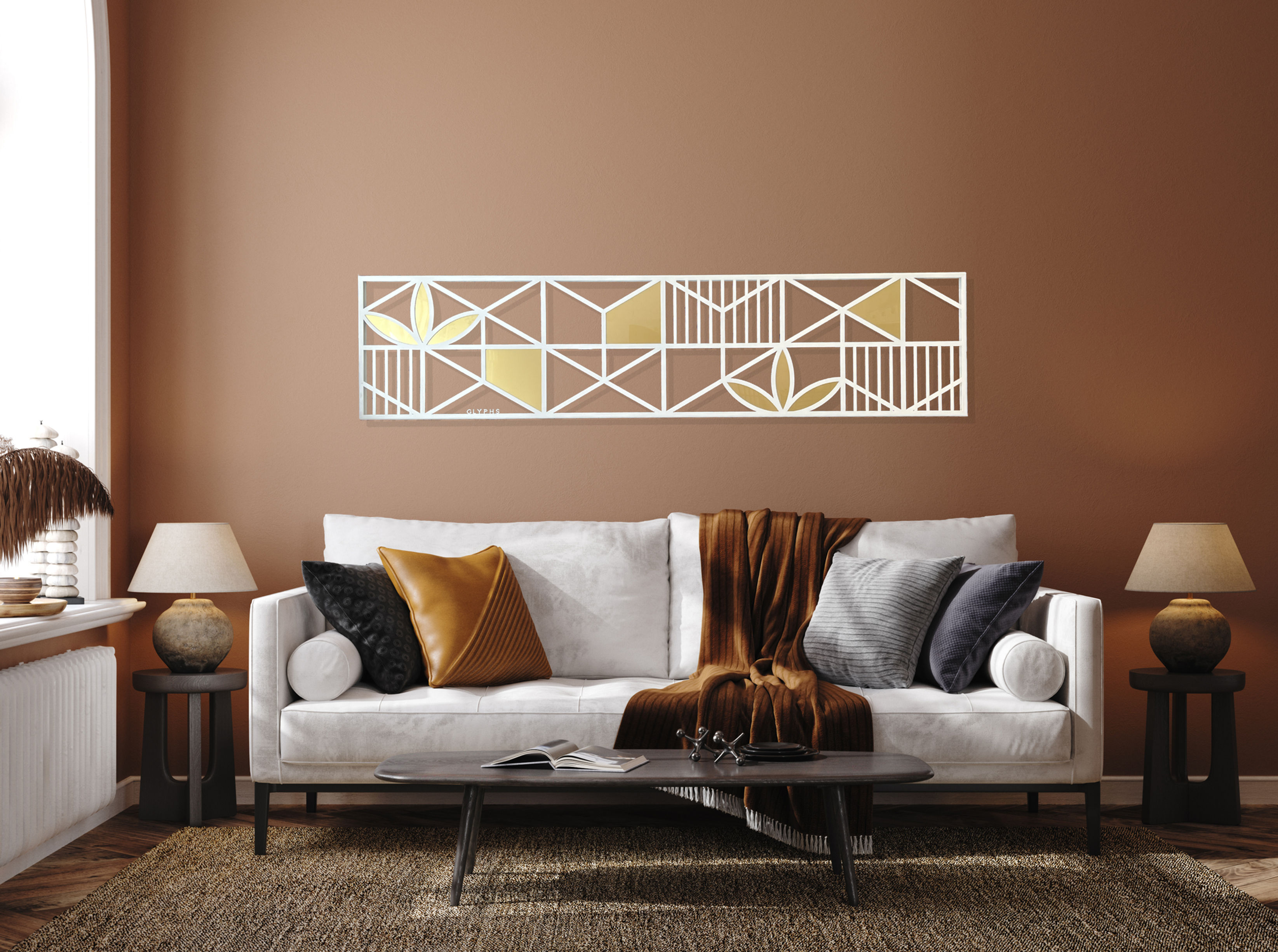 DESIGN OF FLOWERS | WHITE & GOLD