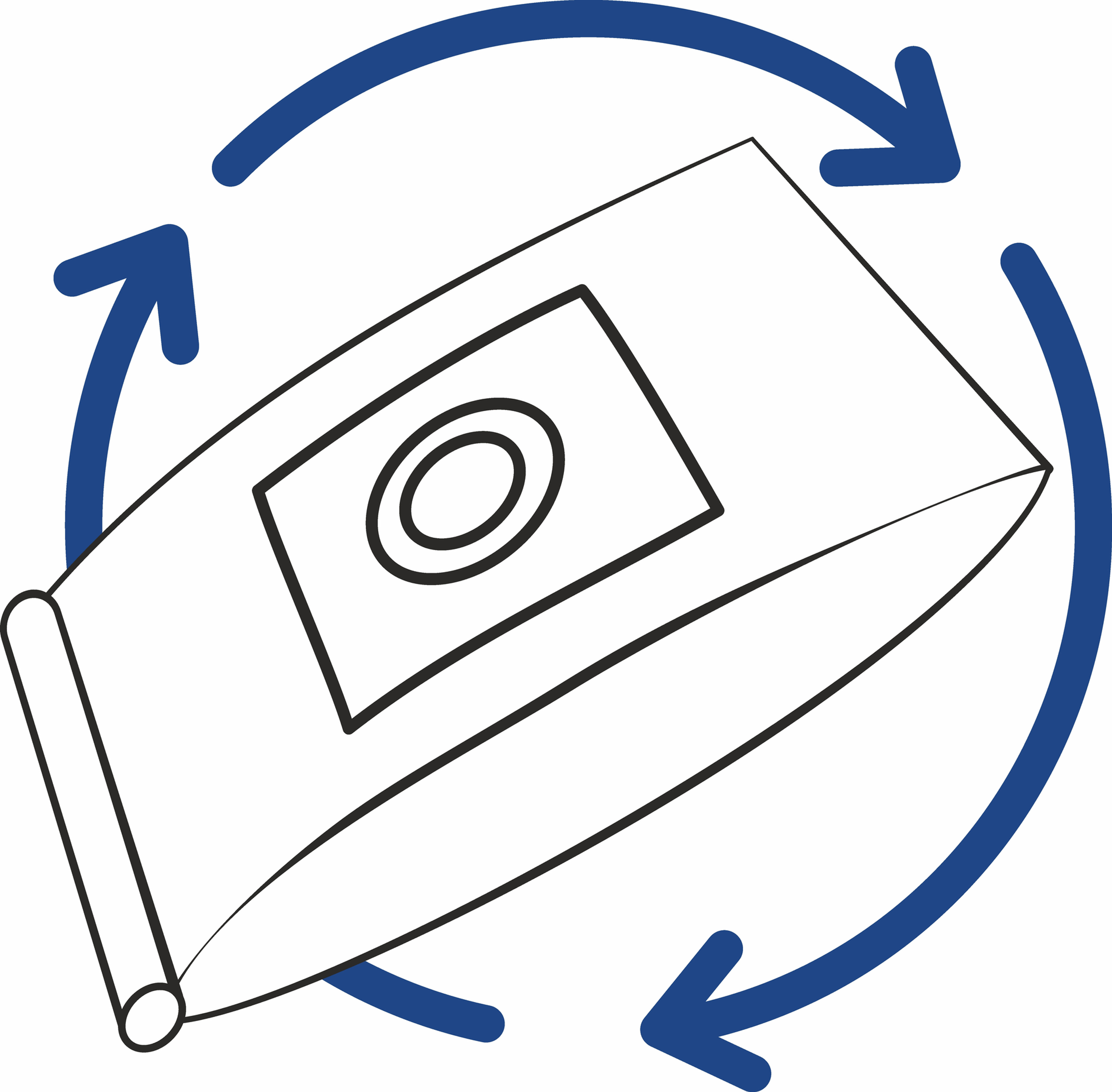 Пилозбірник PRIME багатораз II (сірий 1 шт.в уп) для ЕКО-моделей 4054, 4198