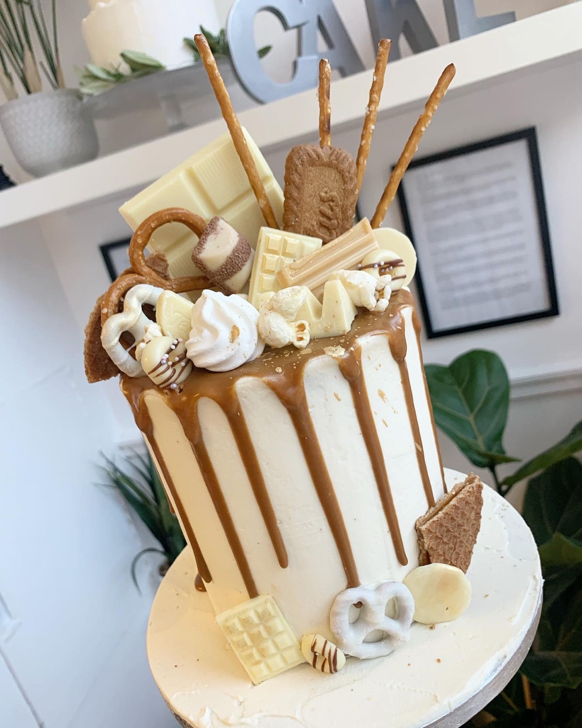 Christmas Toffee Drip Cake £45