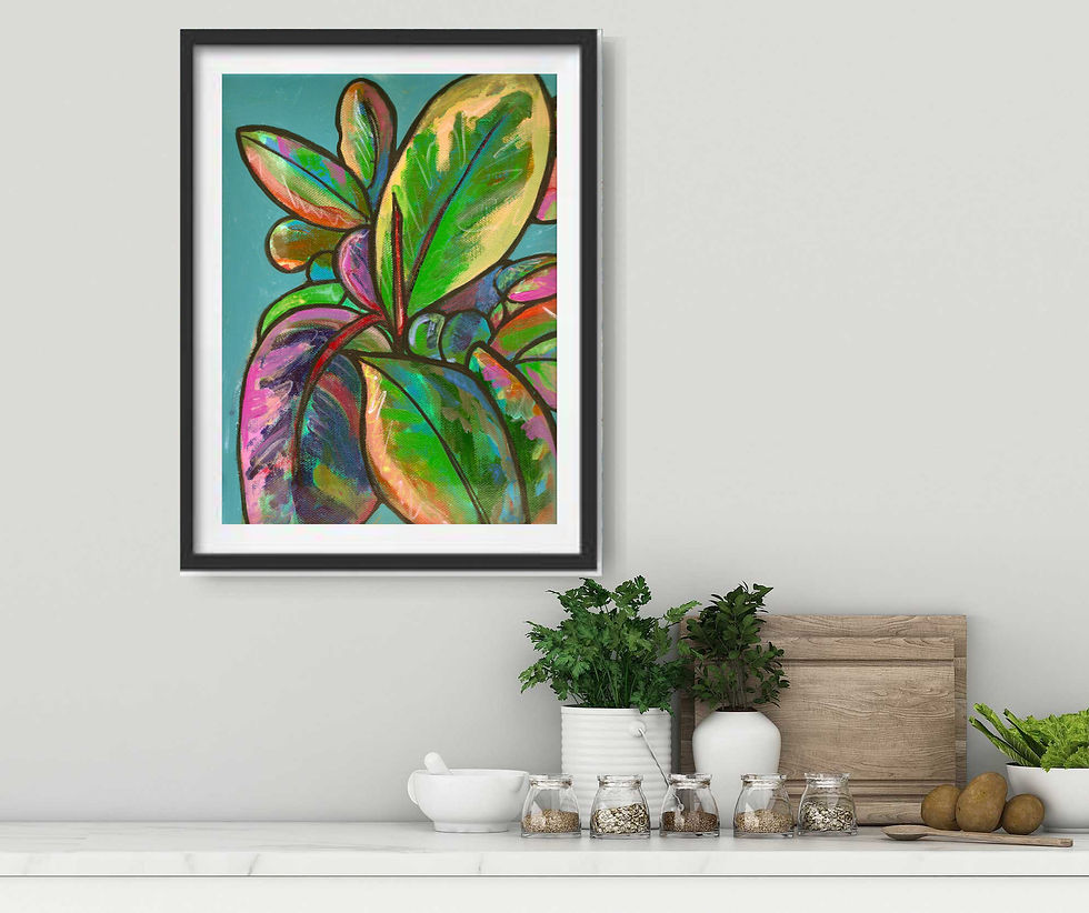 Thumbnail: Ficus Leaf Giclee Print